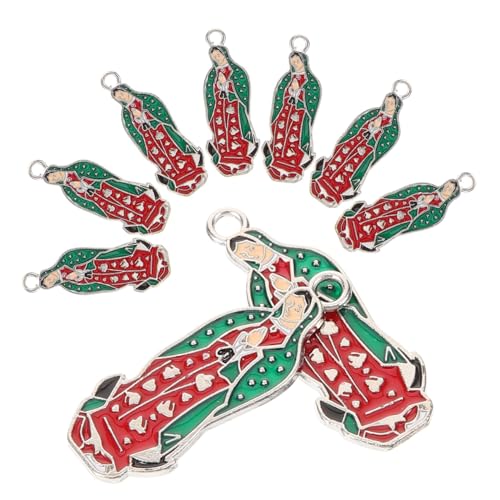 RORPOIR 10 Stück Teiliges Mary Anhänger aus Kleine DIY Charms für Halsketten Armbänder und Schlüsselanhänger Kreative Schmuckanhänger für Bastelprojekte und Geschenkideen RORPOIR 10 Stück Teiliges Mary Anhänger aus Kleine DIY Charms für Halsketten Armbänder und Schlüsselanhänger Kreative Schmuckanhänger für Bastelprojekte und Geschenkideen von RORPOIR