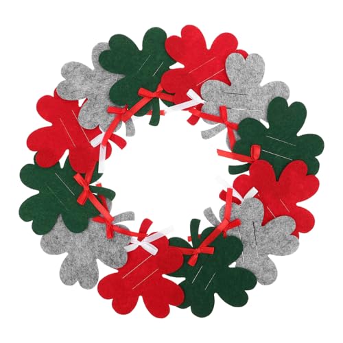 RORPOIR 12 Stück Teiliges Weihnachts Geldbeutel mit Kompakter Karten und Bargeldhalter in Rot Grün und Leichter Tragbarer Organizer für Shopping Reisen und Festliche Anlässe von RORPOIR