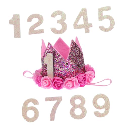 RORPOIR Haar-accessoire Für Kinder Realistisches Geburtstagskronen-stirnband Für Party-requisiten Und Fotoshootings von RORPOIR