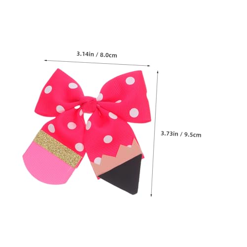 RORPOIR 2 Paare Große Haarschleifen mit Alligator-clips Keine Knicke Haarklammern Sanfte Sichere Schleifen-haar-accessoires für Mädchen Kleinkinder Junge Mädchen und Teens Farblich von RORPOIR