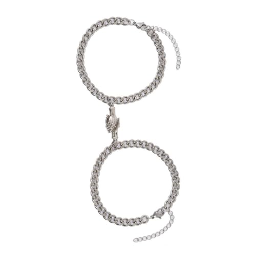 RORPOIR 2 Stück Kreative Partnerarmbänder Design Freundschaft Armbänder für Valentinstag Schmuck Personalisierte Geschenkidee von RORPOIR