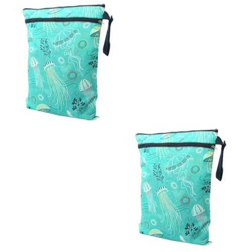 RORPOIR 2St Wickeltasche für Kleinkinder wasserdichte Nasstasche Wiederverwendbare Nasstaschen windelbeutel Diaper Bag -Windel-Box windeltasche wiederverwendbar nass trocken von RORPOIR