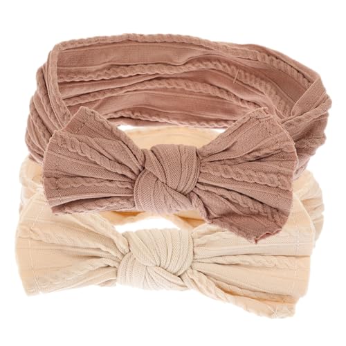 RORPOIR 2st -stirnband Haarband Stirnband Für Babymädchen Schleifenstirnband Für Mädchen Stirnbänder Schleife-stirnband Schleife Kopfbedeckung Haarschmuck Sanft Nylon Kleinkind von RORPOIR