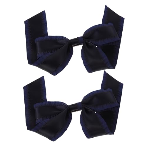 RORPOIR 2stücke Schleife Haare Dunkelblau Haarschleifenclips Haarspangen Mit Schleife Für Mädchen Und Frauen von RORPOIR