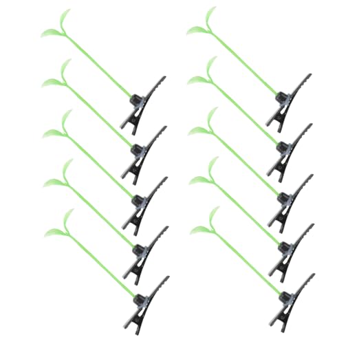 RORPOIR 30 Stk Haarnadel Sprießen Babyclips Für Haare Obst Haarspange Braune Haarspangen Haargummis Für Kinder Haarband Halloween-haarspangen Herz-haarspangen Haarspangen Sprießen Green von RORPOIR