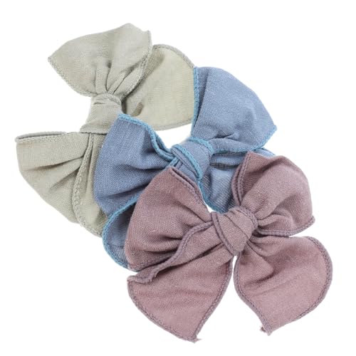 RORPOIR 3stücke Teiliges Bunter Mädchen-haarspangen Mit Schleifen Niedliche Haarclips Für Mädchen Und Zu Feinem Haar Für Alltag Und Besondere Anlässe von RORPOIR