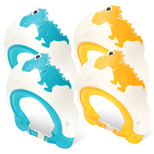 RORPOIR Baby-duschhut-set – 4-teilig Haarkappe Für Die Dusche Kinderkappe Verstellbarer Hut Badehut Für Kinder Und Kleinkinder Haarewaschen von RORPOIR