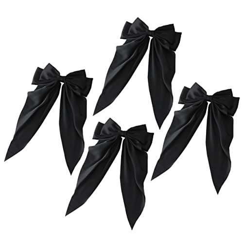 RORPOIR 4stücke Große Haarspangen Mit Schleifen Elegante Haarclips Für Mädchen Rutschfeste Friseurzubehör Für Hochzeiten Partys Und Alltag von RORPOIR