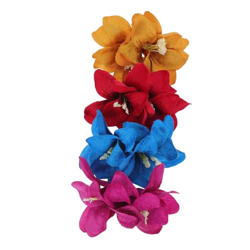 RORPOIR 4 Stück Kunstblumen Haaraccessoires Boho Haarspangen für Strandpartys Hochzeiten Urlaubsfeiern Komfortabel für Frauen von RORPOIR