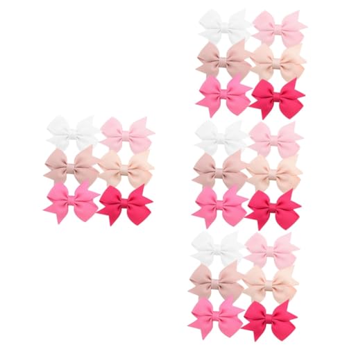 RORPOIR 48 Stk Damen Haarspange Haarspangen Pferdeschwanz-krawatten Kleinkinderhaare Haarklammer Für Kinder Haarseilbinder Haargummi Für Kleinkinder Mädchen Gerippter Gürtel Aus Polyester von RORPOIR