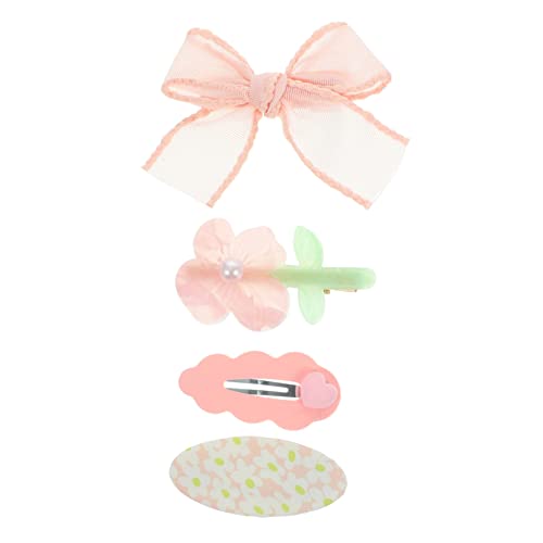 RORPOIR Blumen Und Bogendesign-haarclips Für Mädchen Kindergehaarspangen Hochwertiger Haarschmuck Für Damen Langlebig Und Vielseitig Einsetzbar von RORPOIR