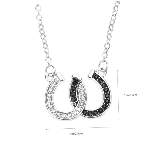 RORPOIR Damen Halskette mit Kreativem U förmigem Anhänger Feine Verarbeitung Modischer Schmuck für Männer und Frauen Vielseitig Tragbar für Besondere Anlässe von RORPOIR