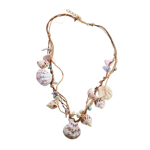 RORPOIR Handgefertigte Hawaiianische Muschelkette Damen Kurz Kettenanhänger Strand Schmuck Schlüsselbein Accessoire Sommer Urlaub RORPOIR Handgefertigte Hawaiianische Muschelkette Damen Kurz Kettenanhänger Strand Schmuck Schlüsselbein Accessoire Sommer Urlaub von RORPOIR
