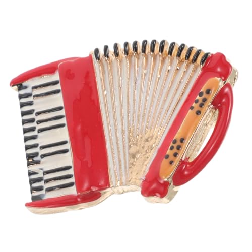 RORPOIR Akkordeon-anstecknadel Aus Legierung Brosche Für Kleidung Mäntel Anzüge Und Schals Musikmotiv-anstecknadel Mit Nadeldesign Schalklammern Für Damen Und Herren von RORPOIR