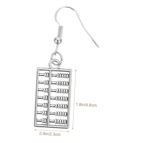 RORPOIR Leichte Abacus Ohrhänger Damen Mathelehrer Schmuck Dangle Ohrringe aus Langlebiger Farbecht Komfortabel Geeignet für Partys und Geschenke von RORPOIR