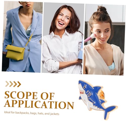 RORPOIR Niedlicher Emaille Pin aus Robustem Zinklegierung Sichere Anstecknadel für Jacken Taschen Hüte Cartoon Meerestiere Brosche für Partys Hochzeiten und Alltag von RORPOIR