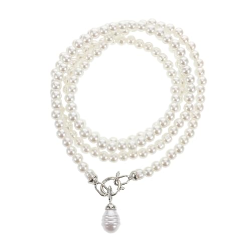 RORPOIR Handy-hüftkette Aus Kunstperlen Umhängegurt Mit Diebstahlschutz Abnehmbar Für Damen Als Crossbody Tragbar in Weiß von RORPOIR