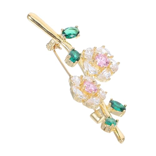 RORPOIR Pin mit Pflaumenblüte Leichte Blumenbrosche Stilvolle Anstecknadel für Damen für Business Partys Formelle Anlässe und Festliche Geschenke von RORPOIR