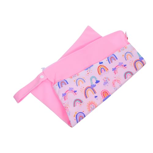 RORPOIR wasserdichte Wickeltasche mit Doppeltem Reißverschluss Großes Fassungsvermögen Multifunktionaler Windel Organizer für Kinderwagen Outdoor Reise von RORPOIR