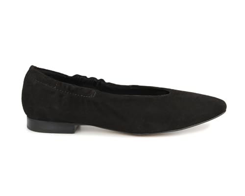 Ros Hommerson Ramsey Damen All Day Comfort Pointed Toe Flat, Schwarzes Wildleder, 9 X-Wide von ROS HOMMERSON