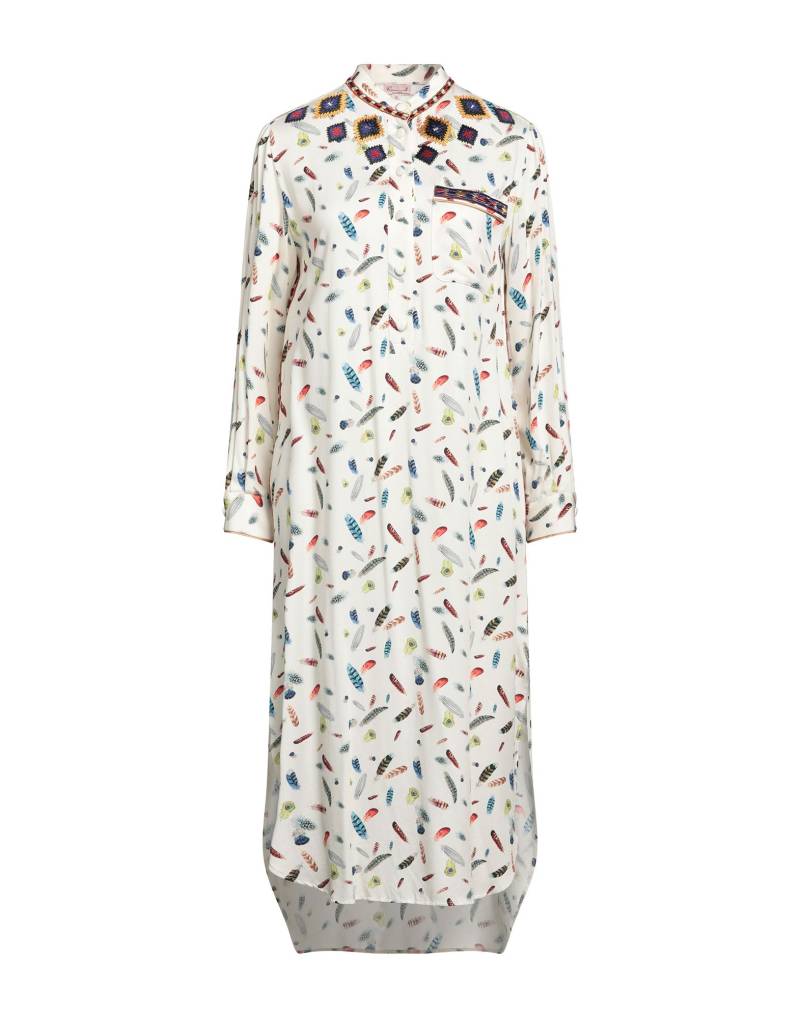 ROSAMUND MOISELLE Midi-kleid Damen Elfenbein von ROSAMUND MOISELLE