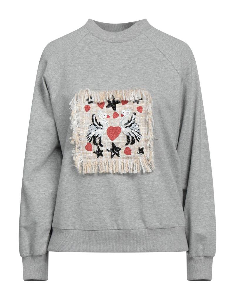ROSAMUND MOISELLE Sweatshirt Damen Grau von ROSAMUND MOISELLE