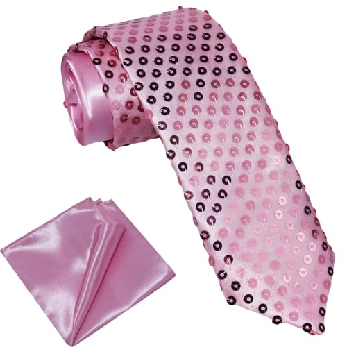 ROSAUI Schnur Krawatte rosa von ROSAUI