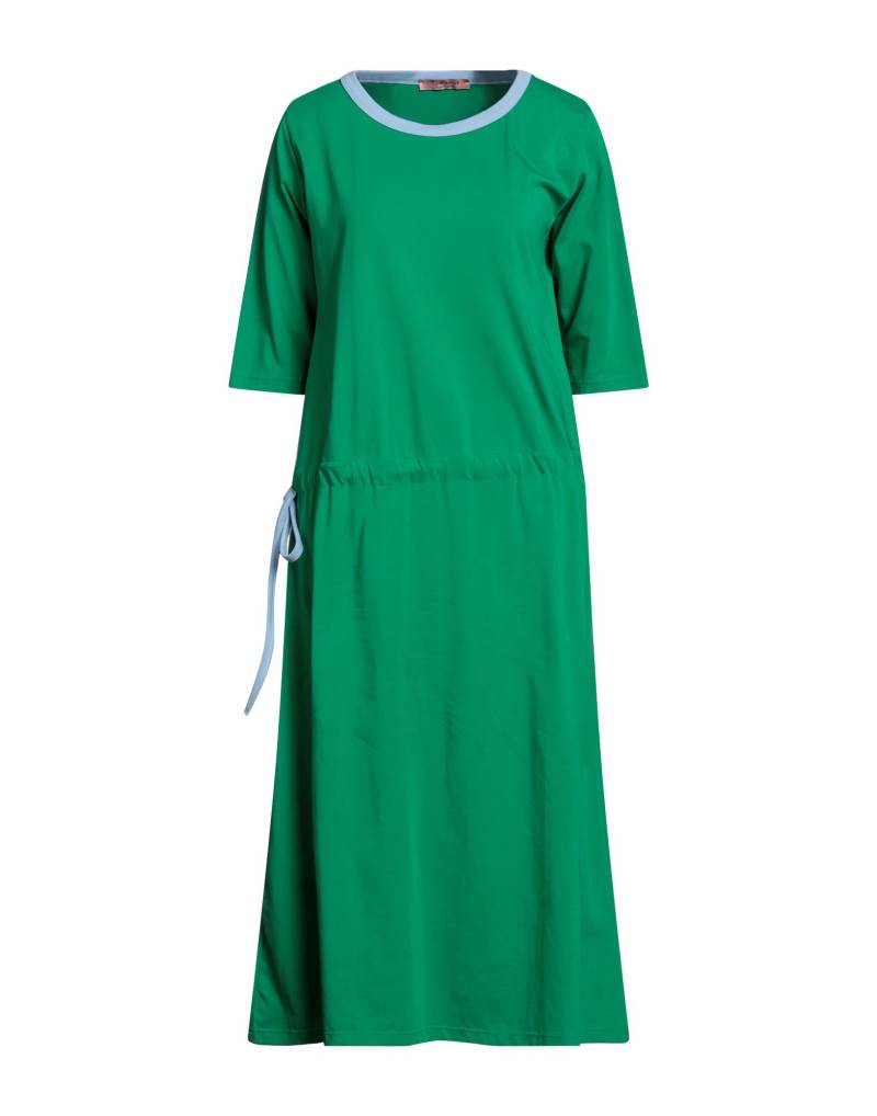 ROSÉ A POIS Midi-kleid Damen Grün ROSÉ A POIS Midi-kleid Damen Grün von ROSÉ A POIS