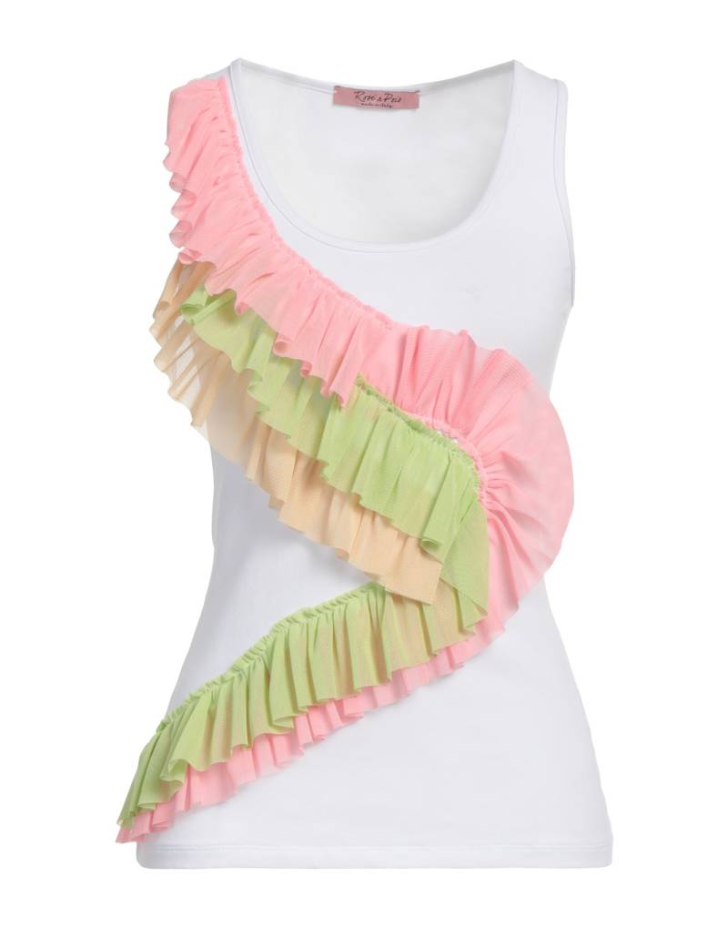 ROSÉ A POIS Top Damen Weiß von ROSÉ A POIS