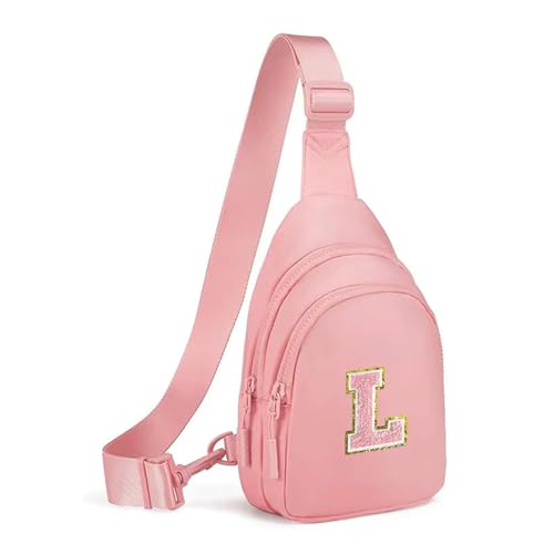 ROSEEONNE plånböcker Bauchtasche mit Initialen Compatible with Teenager-Mädchen, Geschenk Compatible with Teenager im Alter, wasserdichte Umhängetasche portmonnäer(Rose) von ROSEEONNE