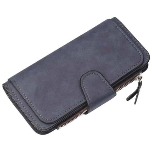 plånböcker Geldbörse Damen Groß mit Reißverschlussfach Schlankes Kartenetui Reisegeldbörse Compatible with Bargeldverwaltung Ledergeldbörsen Compatible with Damen 3-fach portmonnäer(Dark blue) plånböcker Geldbörse Damen Groß mit Reißverschlussfach Schlankes Kartenetui Reisegeldbörse Compatible with Bargeldverwaltung Ledergeldbörsen Compatible with Damen 3-fach portmonnäer(Dark blue) von ROSEEONNE