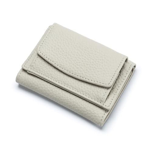 plånböcker RFID-blockierende Geldbörse aus echtem Leder, schmal, gegen Kreditkartenbetrug, Kartenhalter, Organizer, faltbare Geldbörse Compatible with Damen und Herren portmonnäer(Milkshake white) plånböcker RFID-blockierende Geldbörse aus echtem Leder, schmal, gegen Kreditkartenbetrug, Kartenhalter, Organizer, faltbare Geldbörse Compatible with Damen und Herren portmonnäer(Milkshake white) von ROSEEONNE