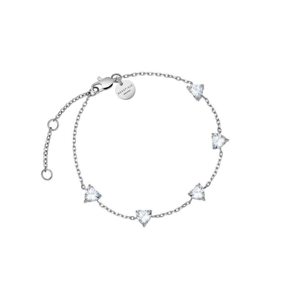 ROSEFIELD Armband ROSEFIELD Armband Row of Hearts Bracelet Silver Silver JBRHS-J1014 von ROSEFIELD