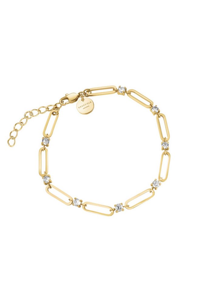 ROSEFIELD Armband ROSEFIELD Armband Runde Kristalle Goldfarben von ROSEFIELD