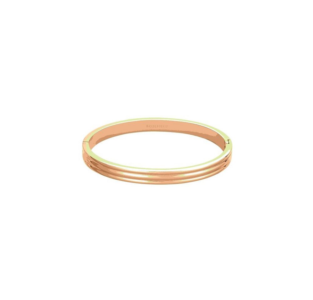 ROSEFIELD Armreif ROSEFIELD Armreifen Striped Bangle Gold JBSBG-J1041 von ROSEFIELD