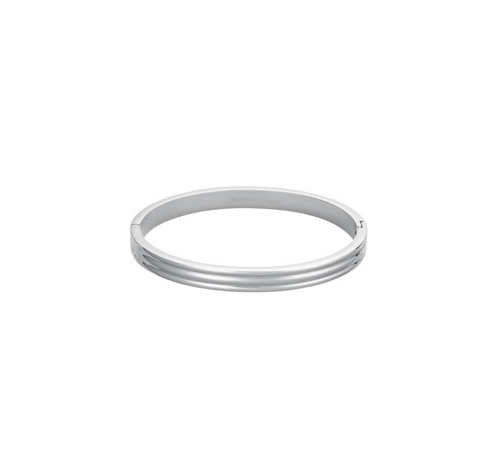 ROSEFIELD Armreif ROSEFIELD Armreifen Striped Bangle Silver Silver JBSBS-J1042 von ROSEFIELD