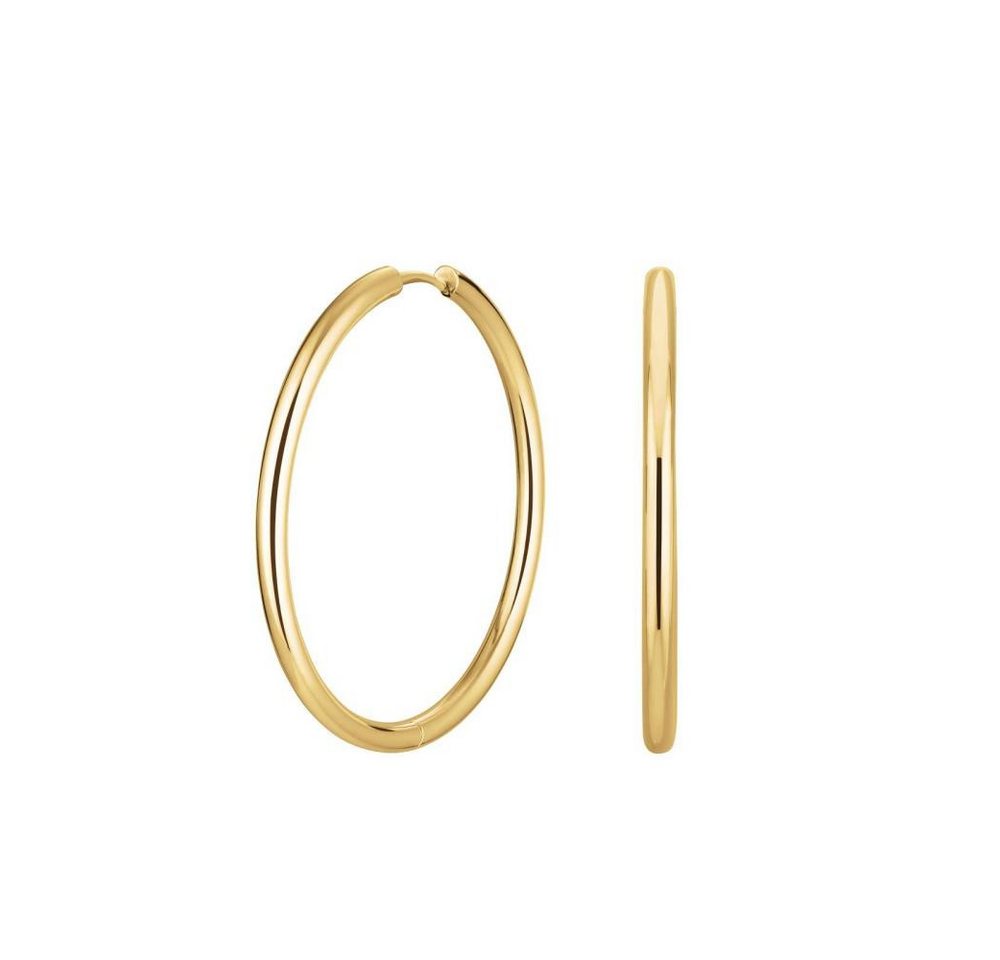 ROSEFIELD Creolen-Set ROSEFIELD Creolen Fine Big Hoops Gold JEFBG-J977 von ROSEFIELD