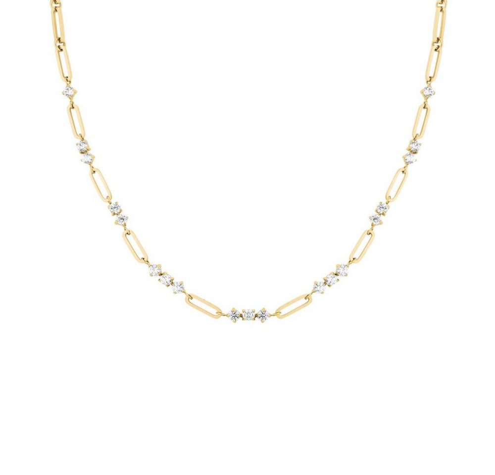 ROSEFIELD Kette mit Anhänger ROSEFIELD Halskette Graduated Crystal Necklace Gold JNGCG-J1018 von ROSEFIELD