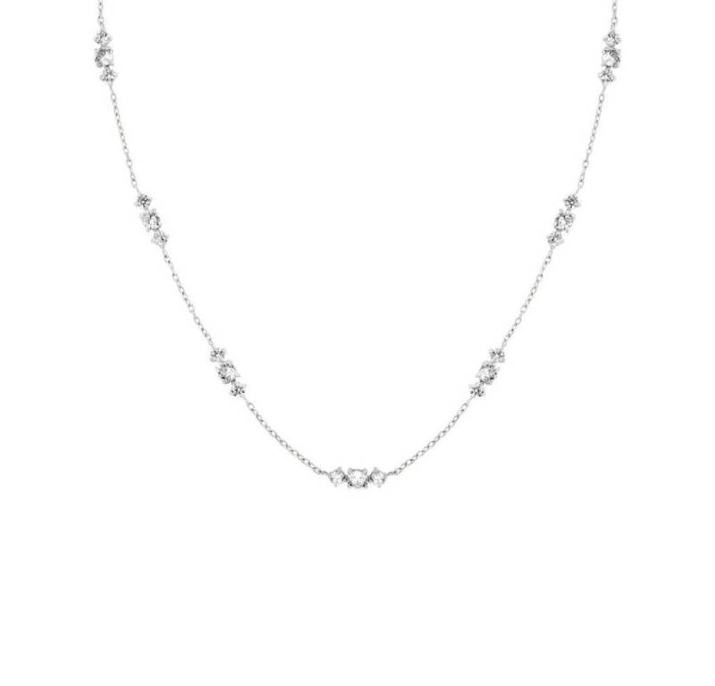 ROSEFIELD Kette mit Anhänger ROSEFIELD Halskette Triple Crystals Necklace Silver Silver JNTCS-J1016 von ROSEFIELD