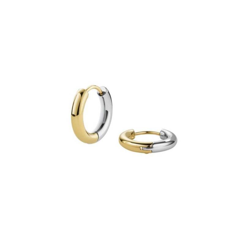 ROSEFIELD Ohrring-Set ROSEFIELD Ohrringe Bicolor Hoops Gold Silber Edelstahl von ROSEFIELD