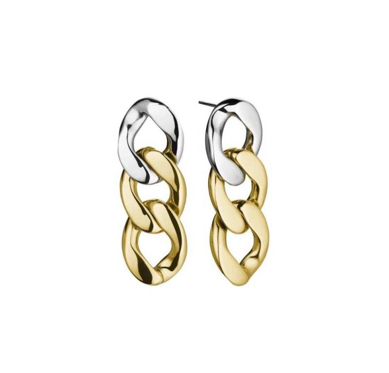 ROSEFIELD Ohrring-Set ROSEFIELD Ohrringe Bicolor Kette Gold Silber Edelstahl von ROSEFIELD