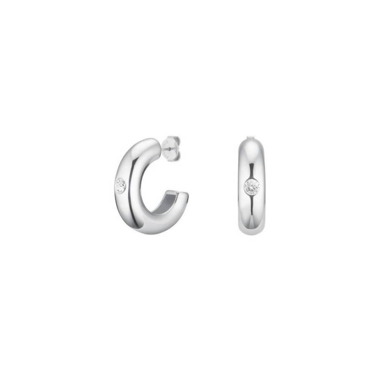 ROSEFIELD Ohrring-Set ROSEFIELD Ohrringe Bold Solitary Chunky Hoops Silber von ROSEFIELD