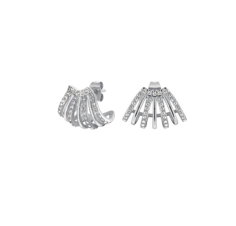 ROSEFIELD Ohrring-Set ROSEFIELD Ohrringe Caged Crystal Earrings Silver Silver JECCS-J1030 von ROSEFIELD