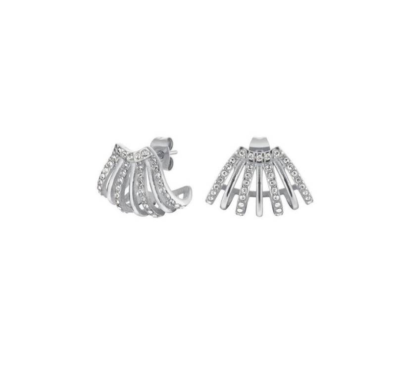 ROSEFIELD Ohrring-Set ROSEFIELD Ohrringe Caged Crystal Earrings Silver Silver JECCS-J1030 von ROSEFIELD