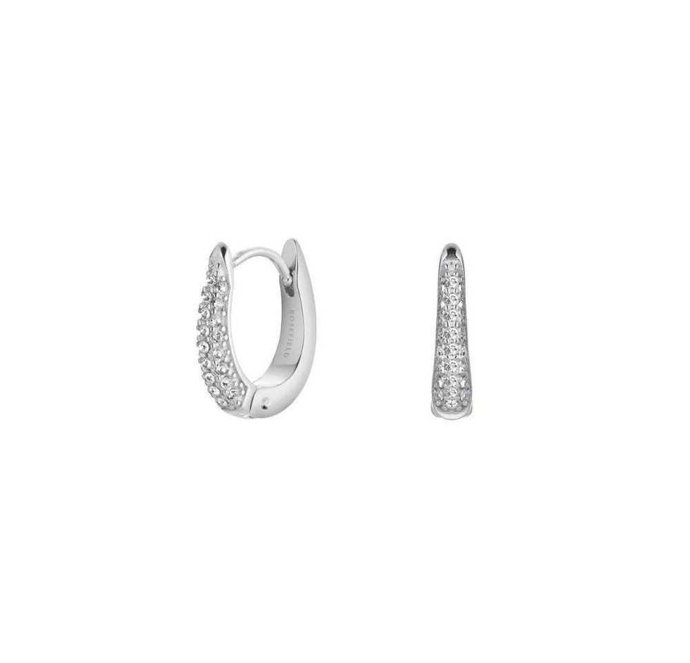 ROSEFIELD Ohrring-Set ROSEFIELD Ohrringe Crystal Huggies Silver Silver JECHS-J1028 von ROSEFIELD