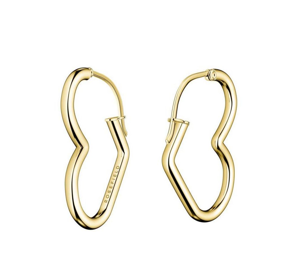 ROSEFIELD Ohrring-Set ROSEFIELD Ohrringe Heart Hoops Gold von ROSEFIELD