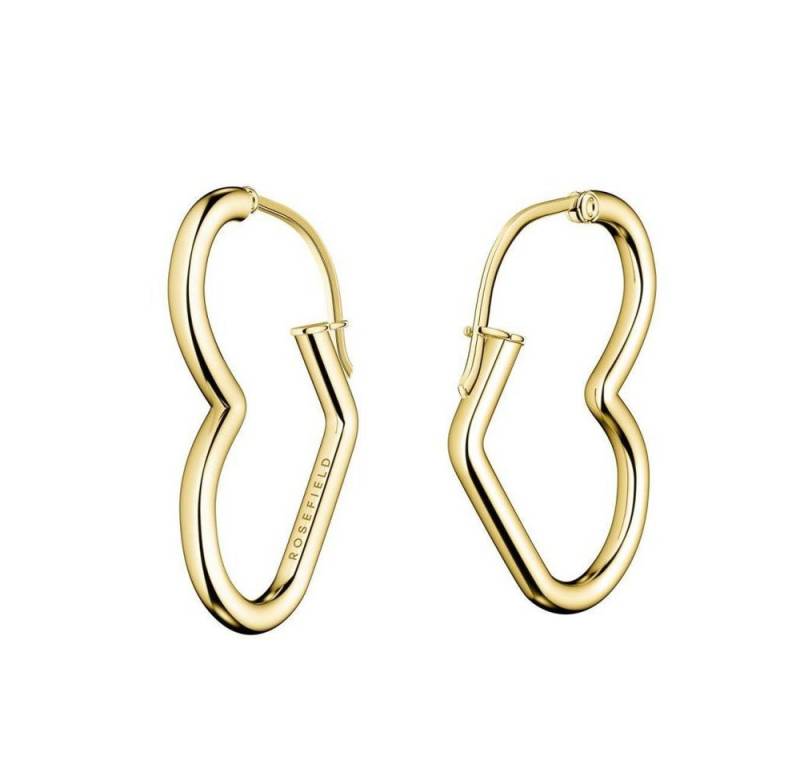 ROSEFIELD Ohrring-Set ROSEFIELD Ohrringe Heart Hoops Gold von ROSEFIELD
