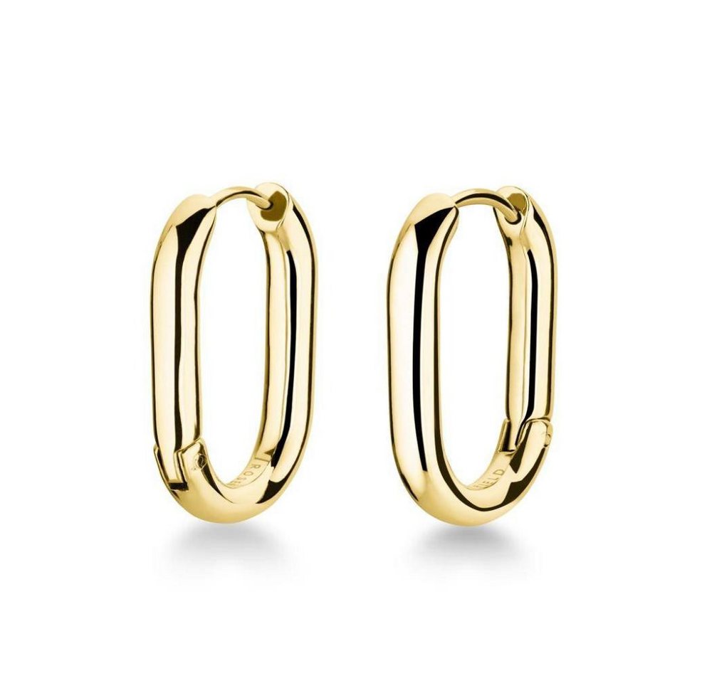 ROSEFIELD Ohrring-Set ROSEFIELD Ohrringe Large Oval Hoops Gold von ROSEFIELD