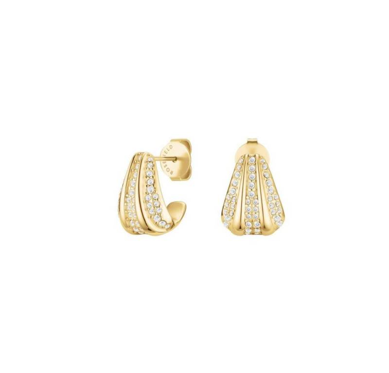ROSEFIELD Ohrring-Set ROSEFIELD Ohrringe Pave Striped Gold von ROSEFIELD