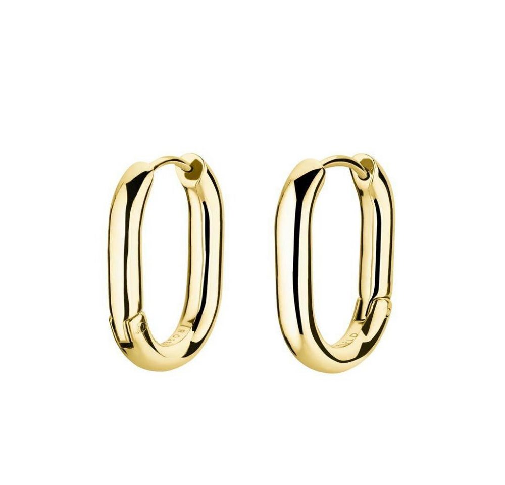 ROSEFIELD Ohrring-Set ROSEFIELD Ohrringe Small Oval Hoops Gold von ROSEFIELD